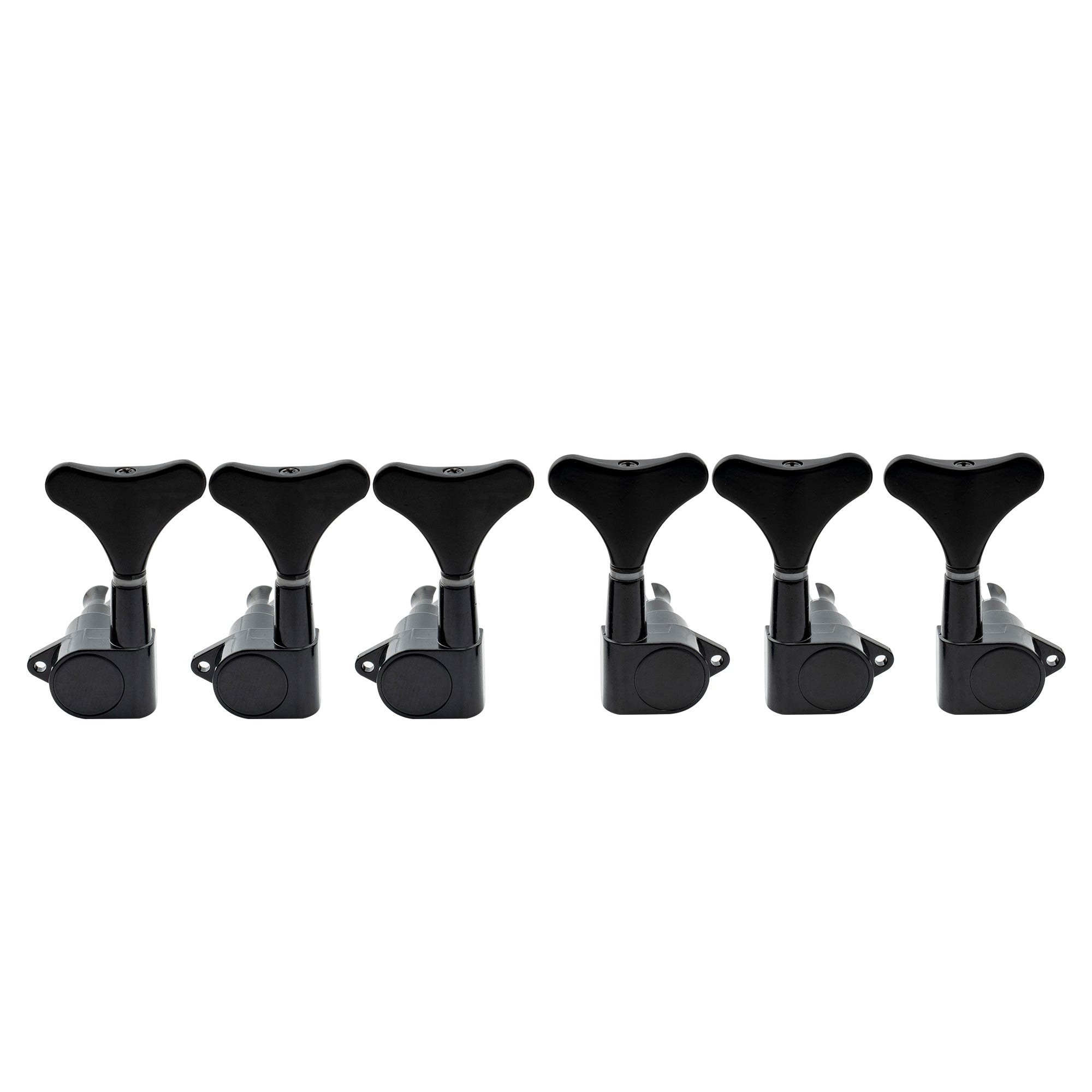 Boston Machine Head for Bass Guitar 92-BLR , Black / Set
