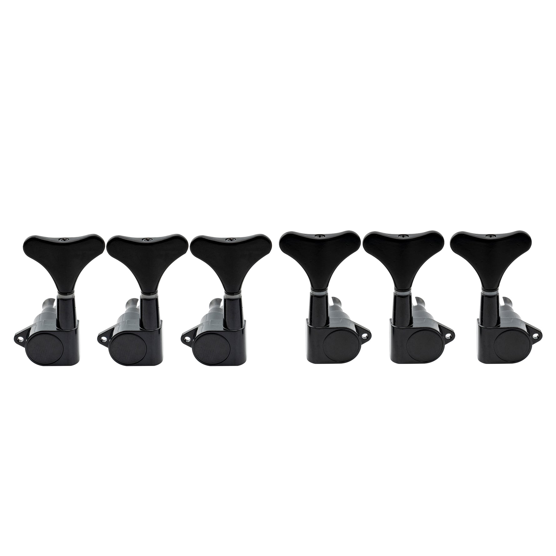 Boston Machine Head for Bass Guitar 92-BLR , Black / Set