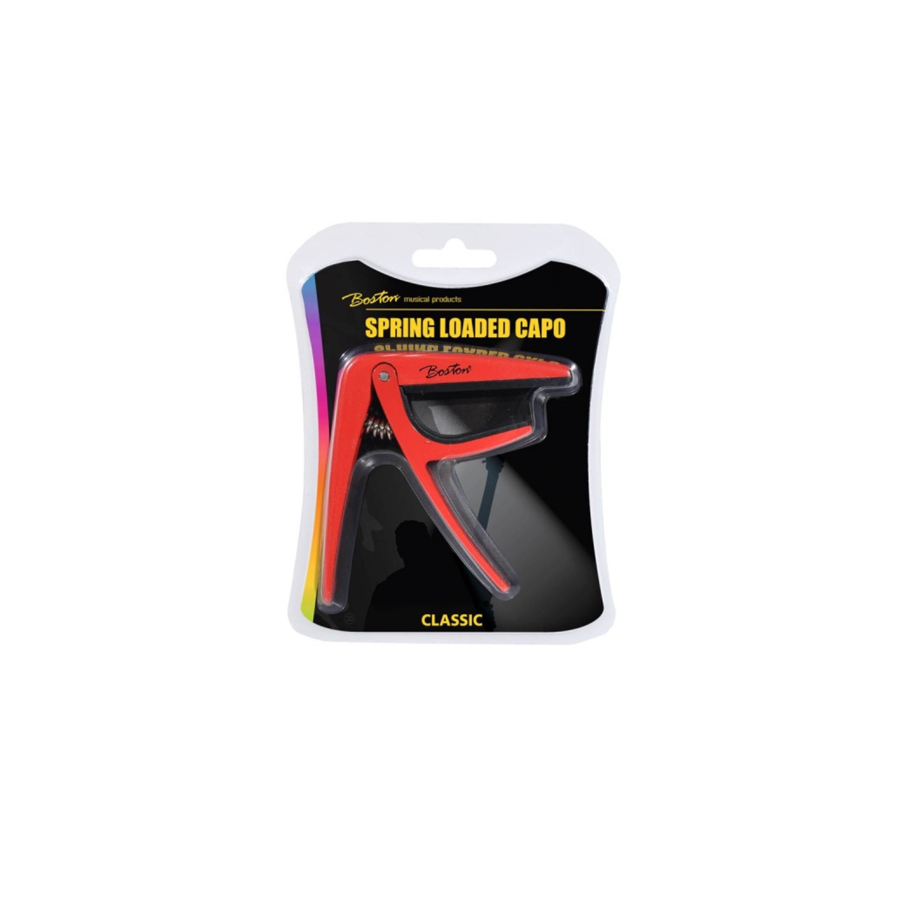 Boston Classical Guitar Capo, BC-86-RD