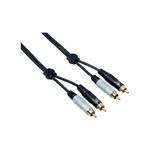 Bespeco EA2R150 2x RCA to 2x RCA Cable, 1.5m
