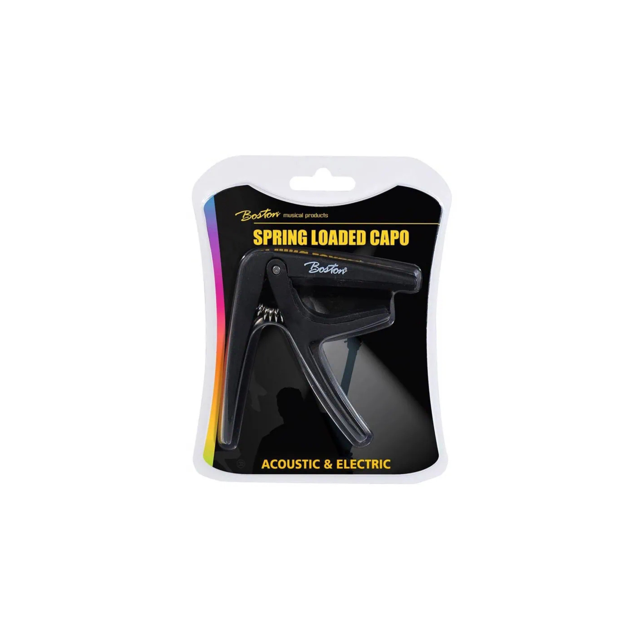 Boston Spring Loaded Capo BC-85-BK