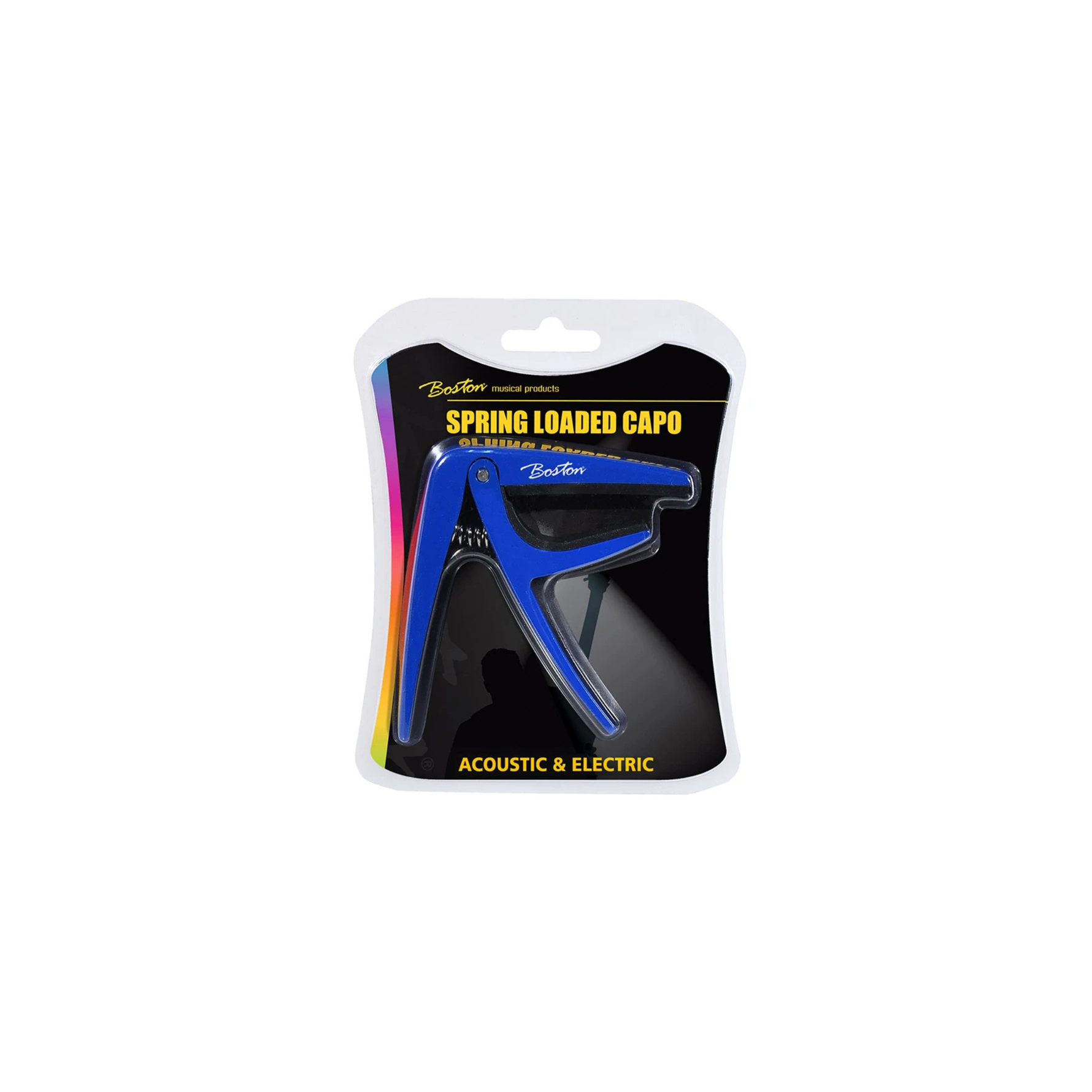 Boston Spring Loaded Capo BC-85-BU