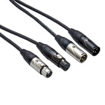 Bespeco EA2X2F300 2x Female XLR to 2x Male XLR Cable, 3m