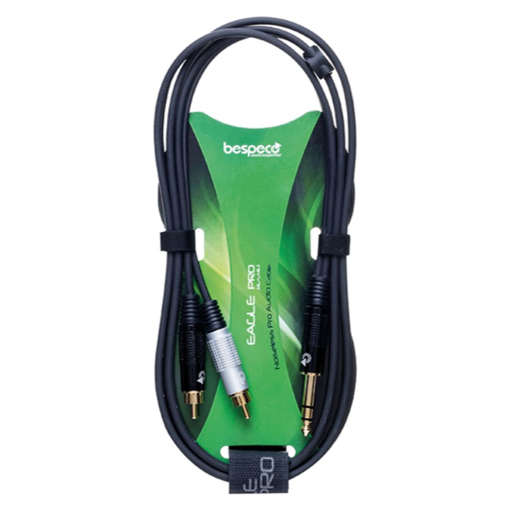 Bespeco EAYSRM300 Stereo Jack to 2x RCA Cable, 3m