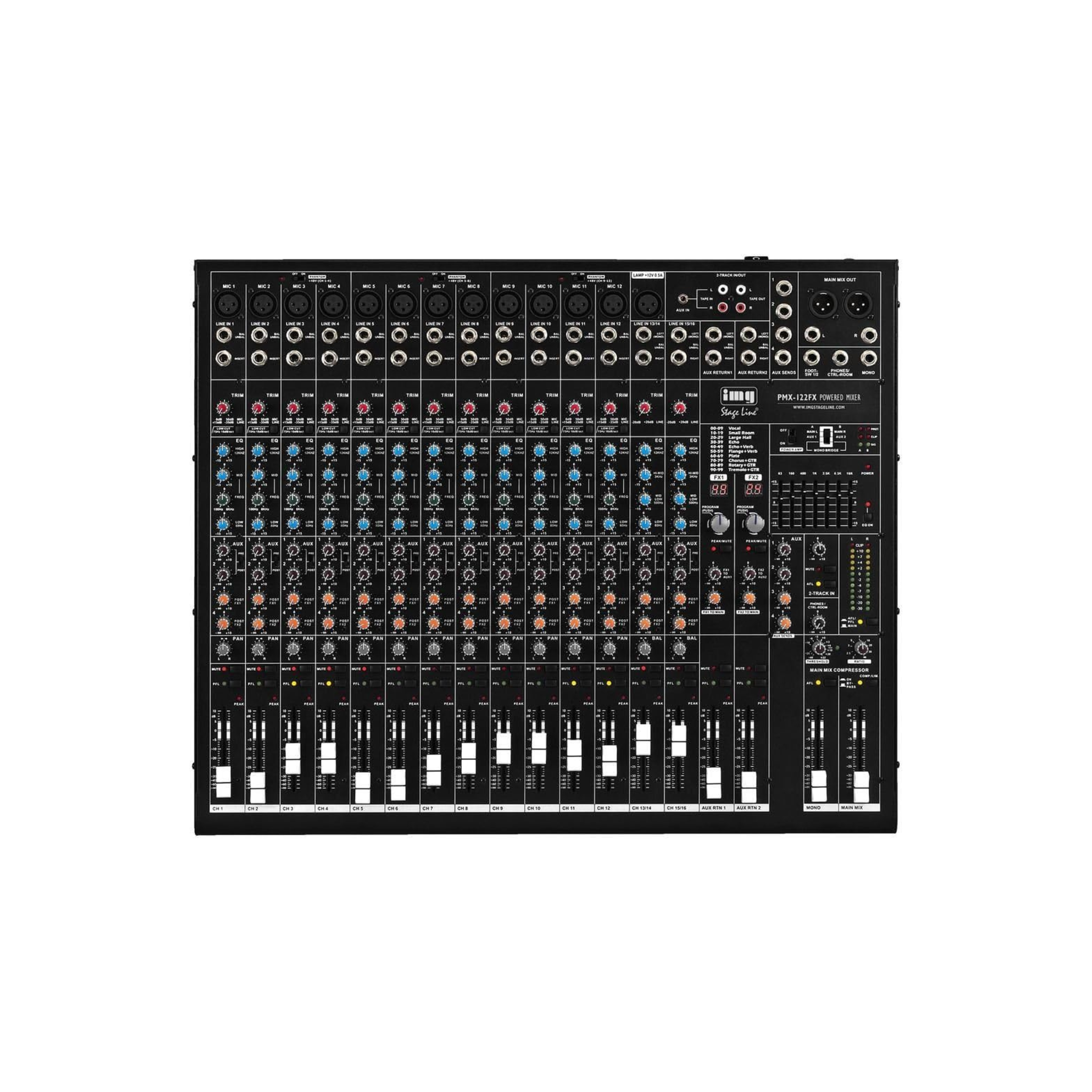 IMG Stageline PMX-122FX Powered Mixer