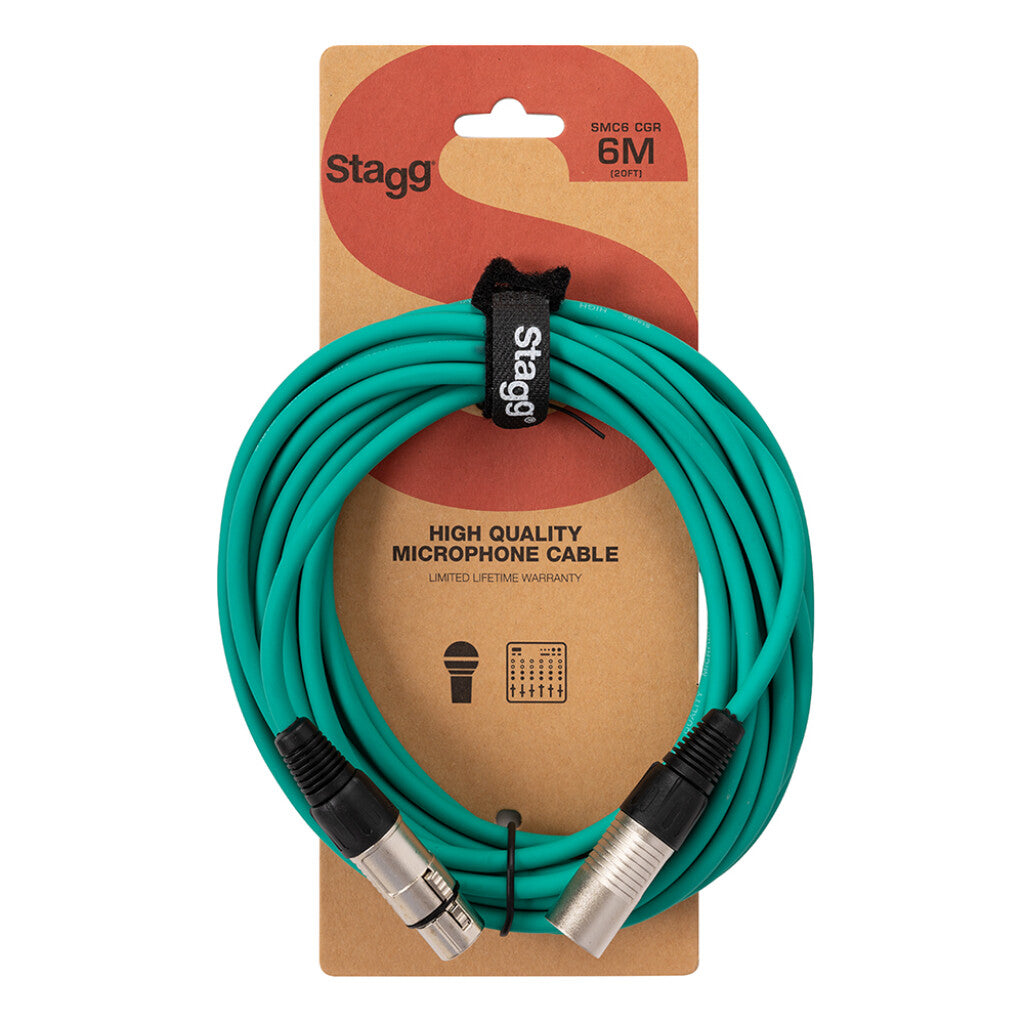 Stagg Cable SMC6 Green