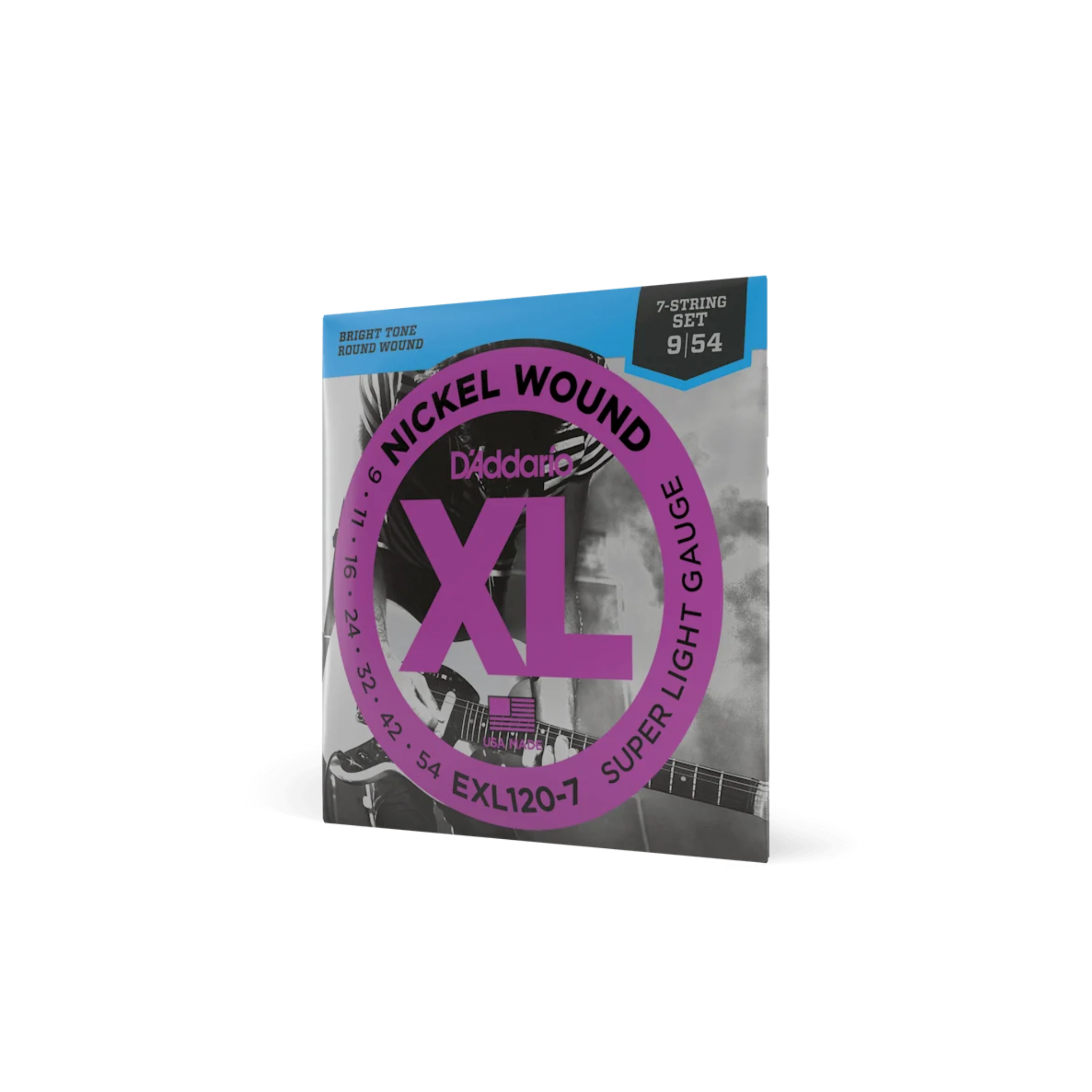 D'Addario 7 Electric Guitar String EXL120-7