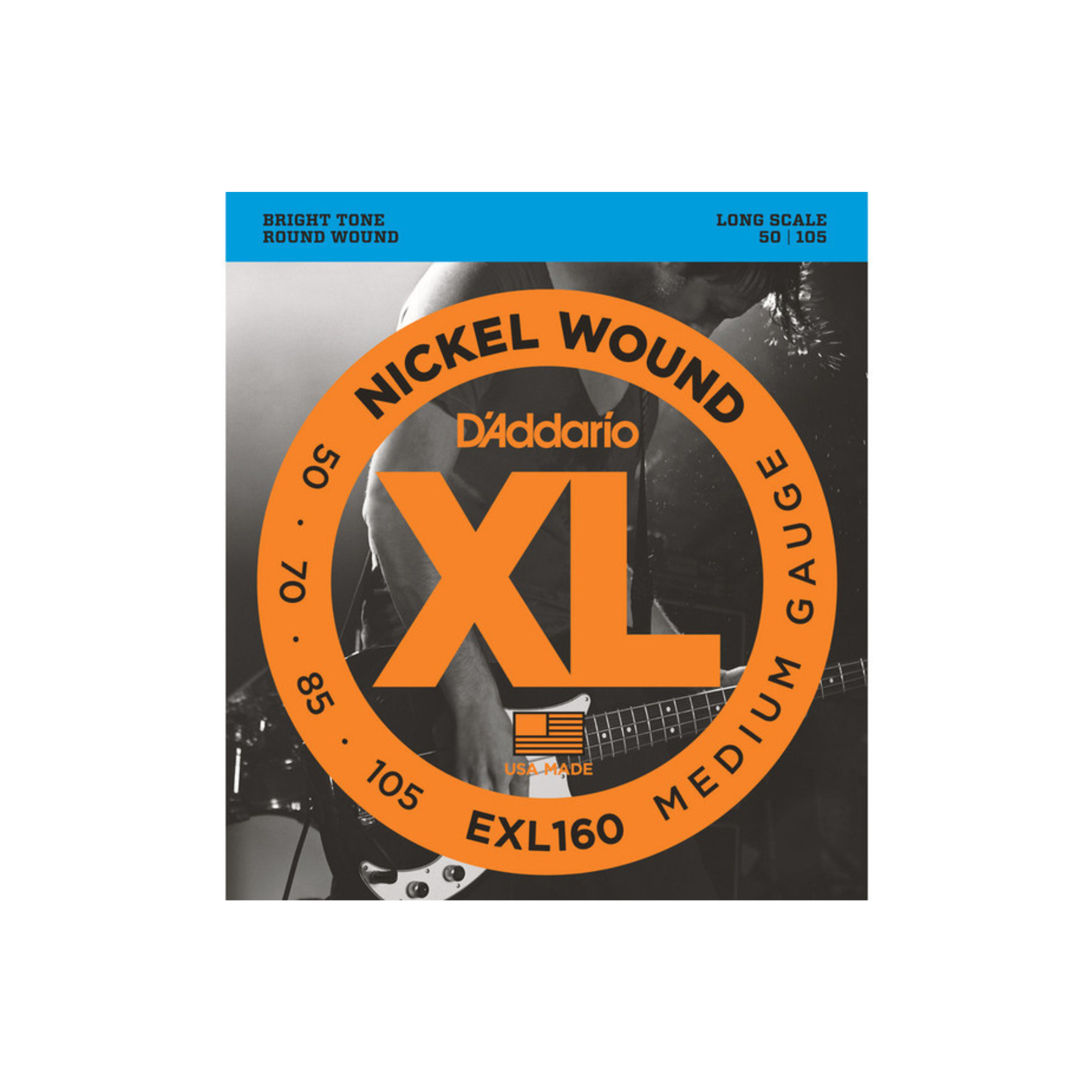 D'Addario Bass EXL160