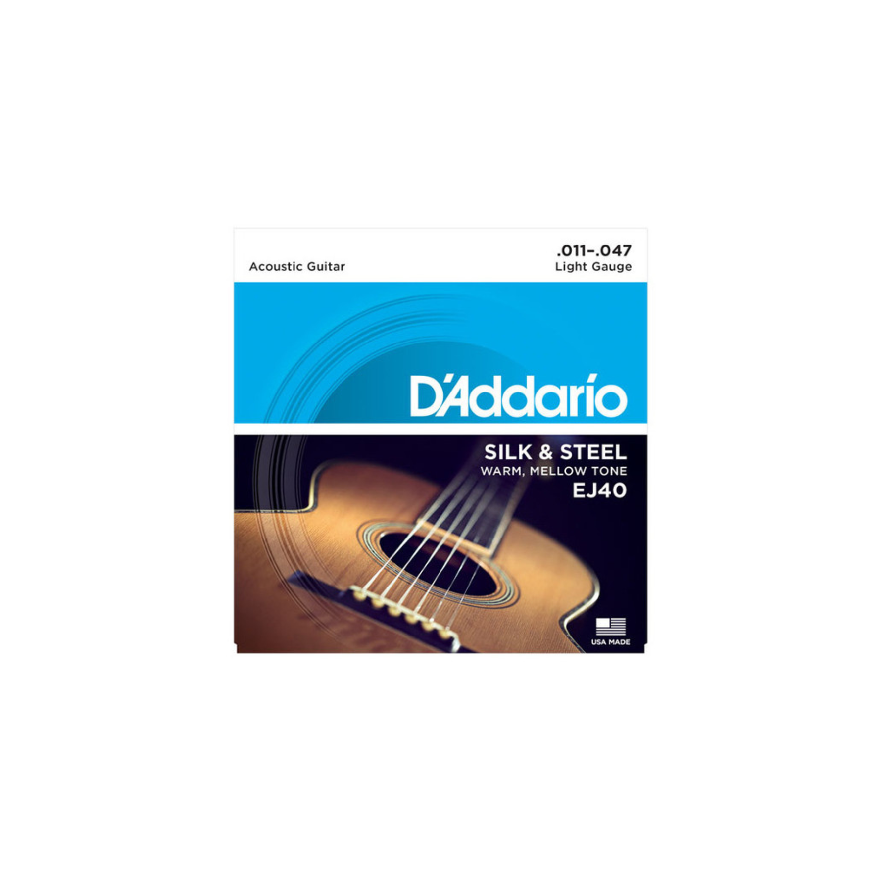 D'Addario Silk & Steel EJ40