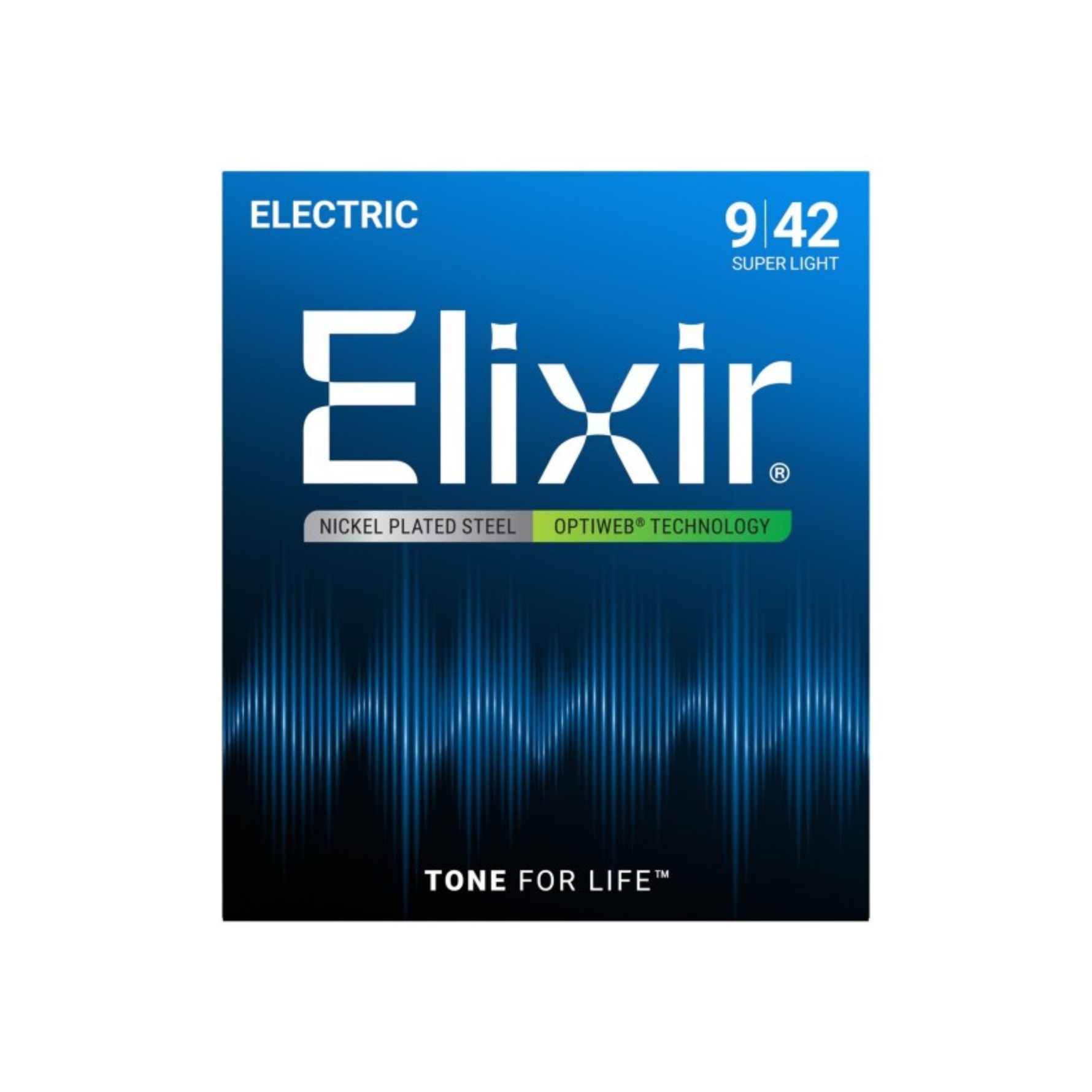 Elixir Nanoweb Electric Guitar Strings 9-42