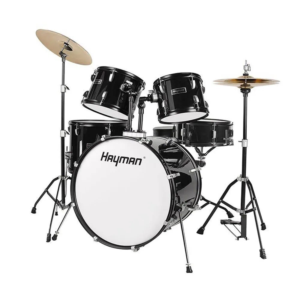 Hayman 5 Piece Drum Kit , Black