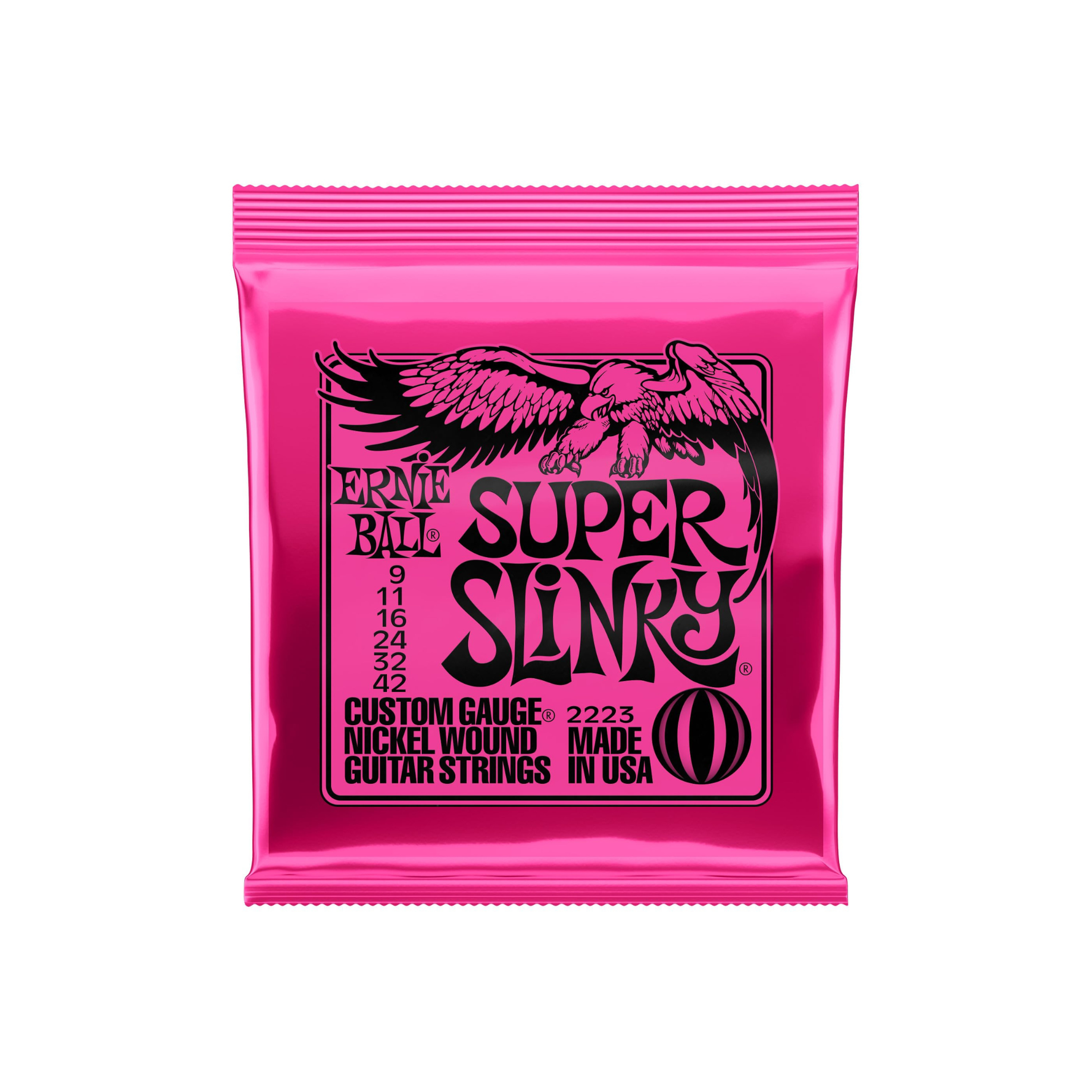 Ernie Ball Super Slinky Electric Guitar Strings 9-42